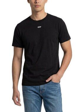 Off-White C/O Virgil Abloh Black Spray Can Arrow Slim Tee Size M